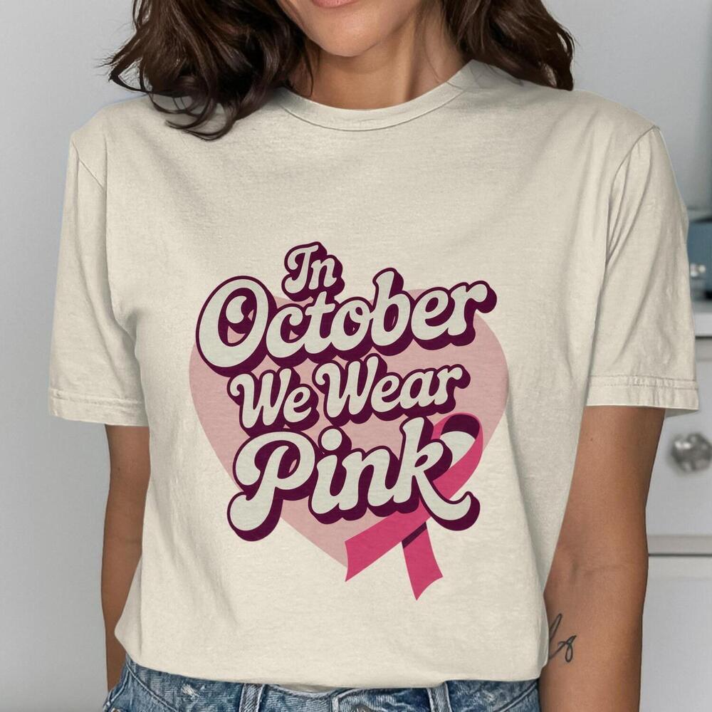 In October We Wear T-Shirt, Awareness Tee
